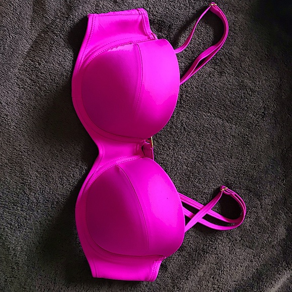 Vibrant Pink Bikini Top - Picture 1 of 4